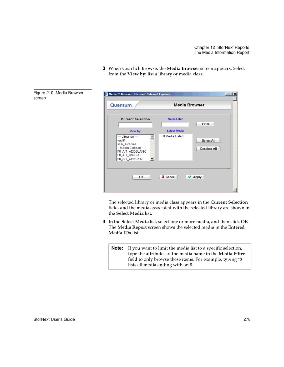 Quantum 6-01658-01 manual StorNext User’s Guide 278 