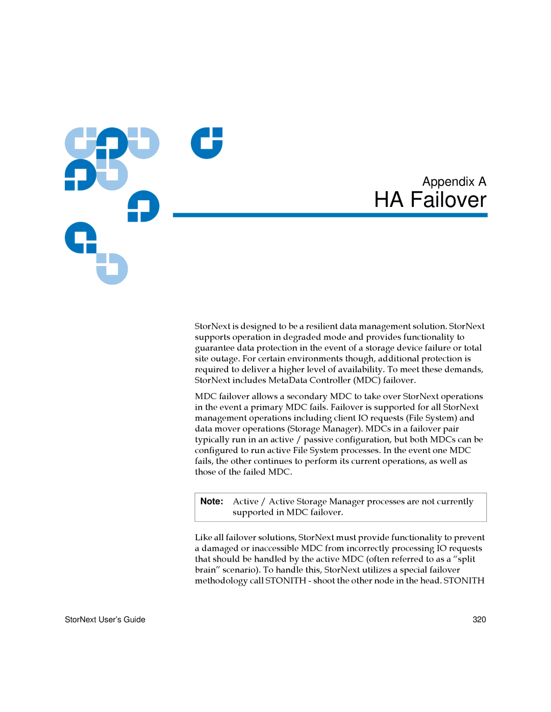 Quantum 6-01658-01 manual HA Failover 