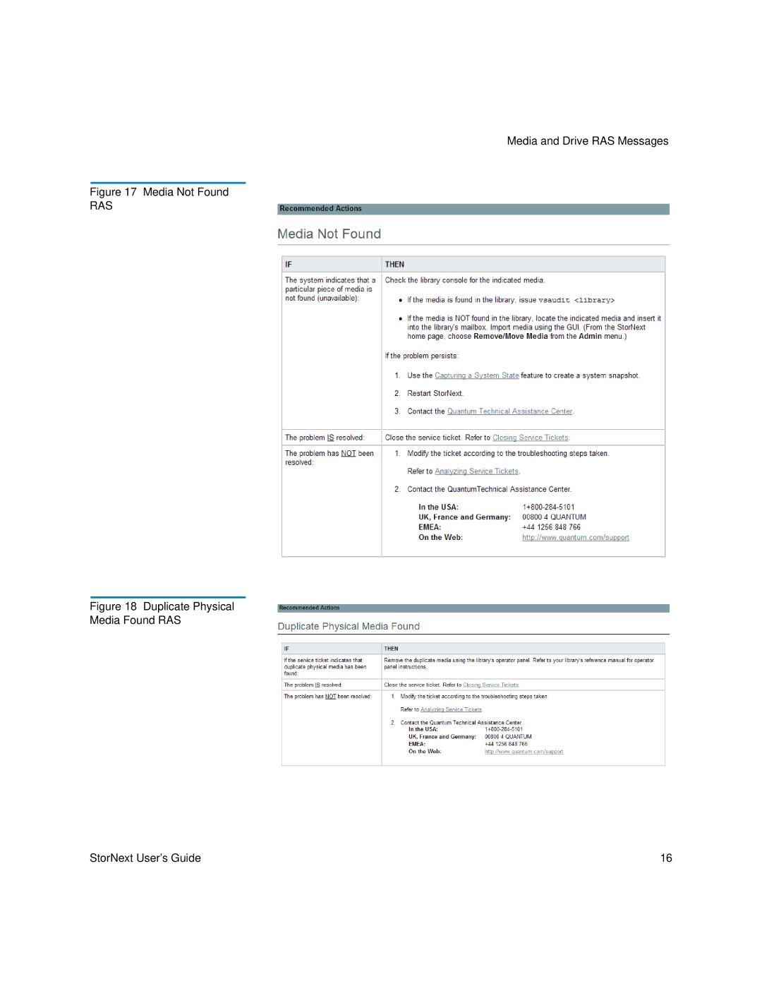 Quantum 6-01658-01 manual Media Not Found 