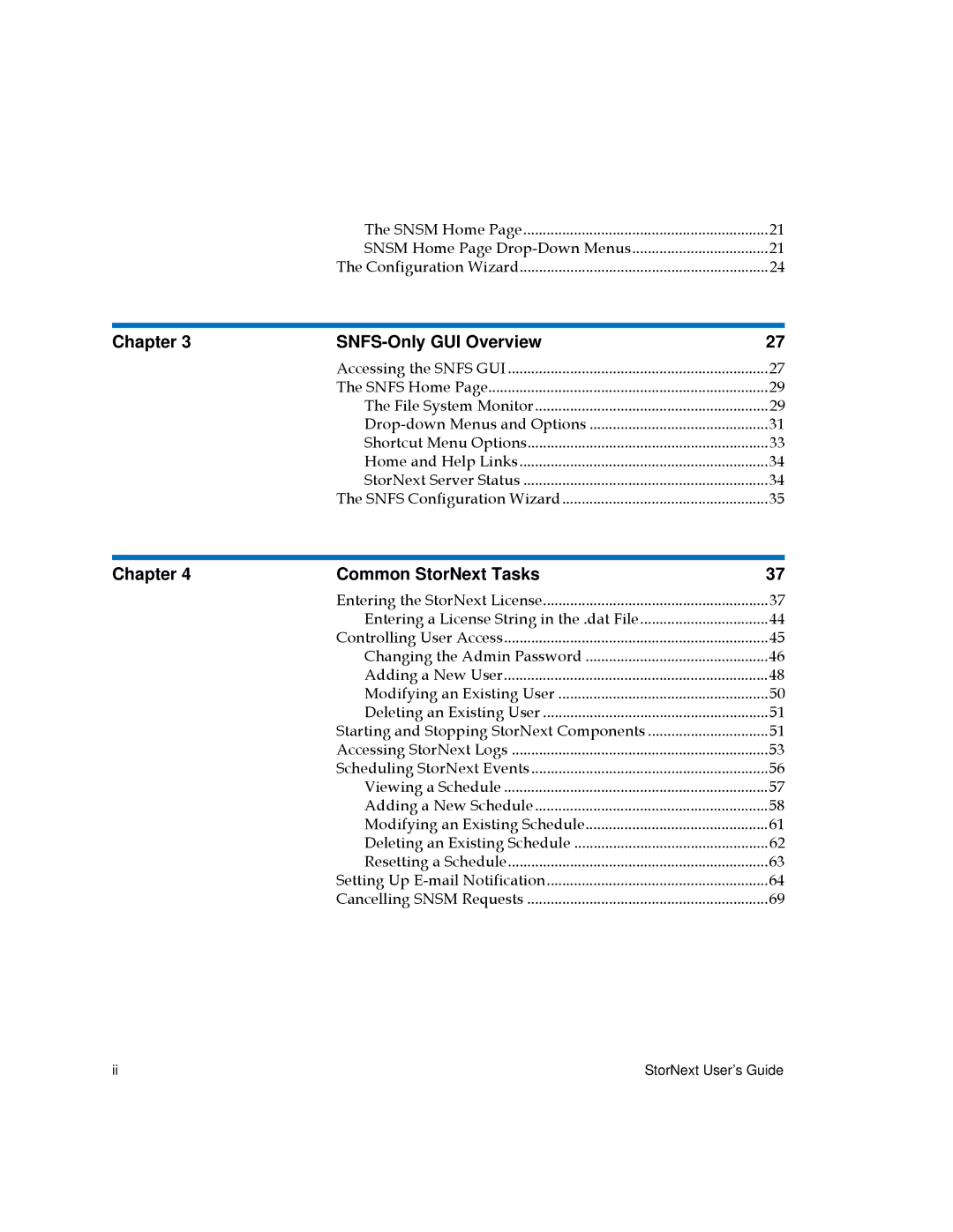 Quantum 6-01658-01 manual Chapter SNFS-Only GUI Overview 