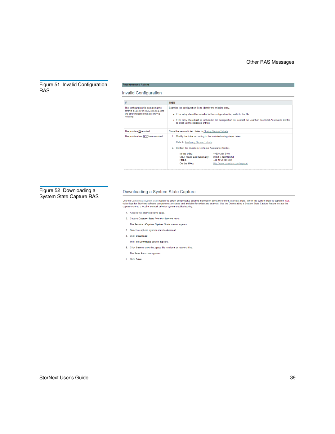 Quantum 6-01658-01 manual Invalid Configuration 