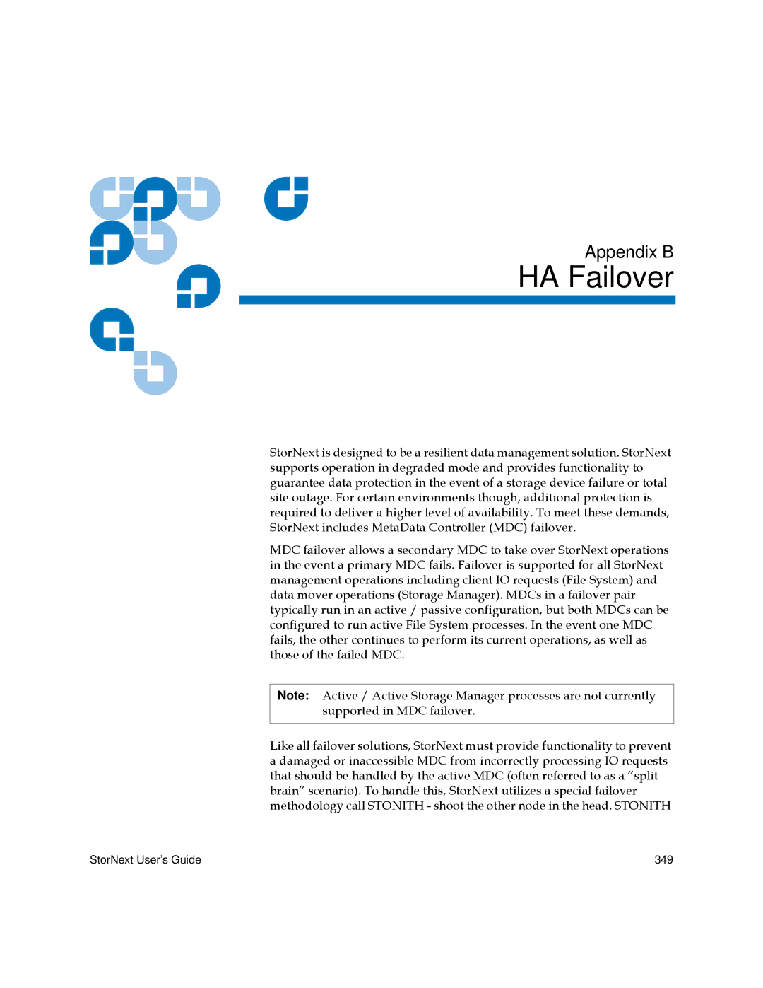 Quantum 6-01658-05 manual HA Failover 