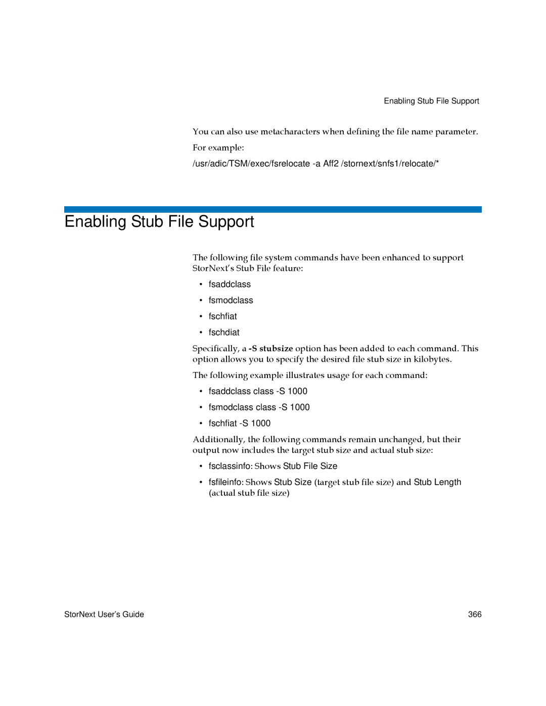 Quantum 6-01658-05 manual Enabling Stub File Support 