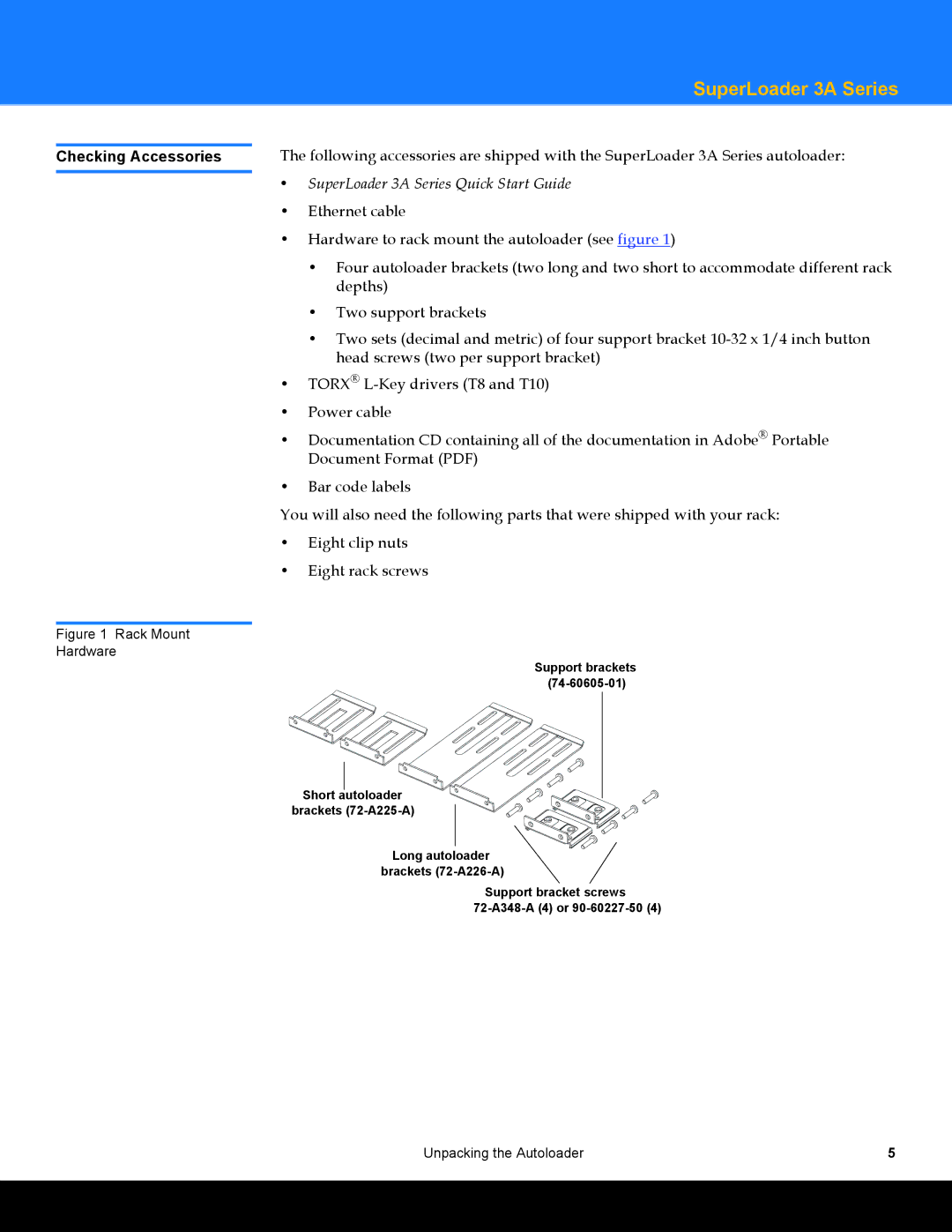 Quantum Audio 3A Series quick start Checking Accessories 