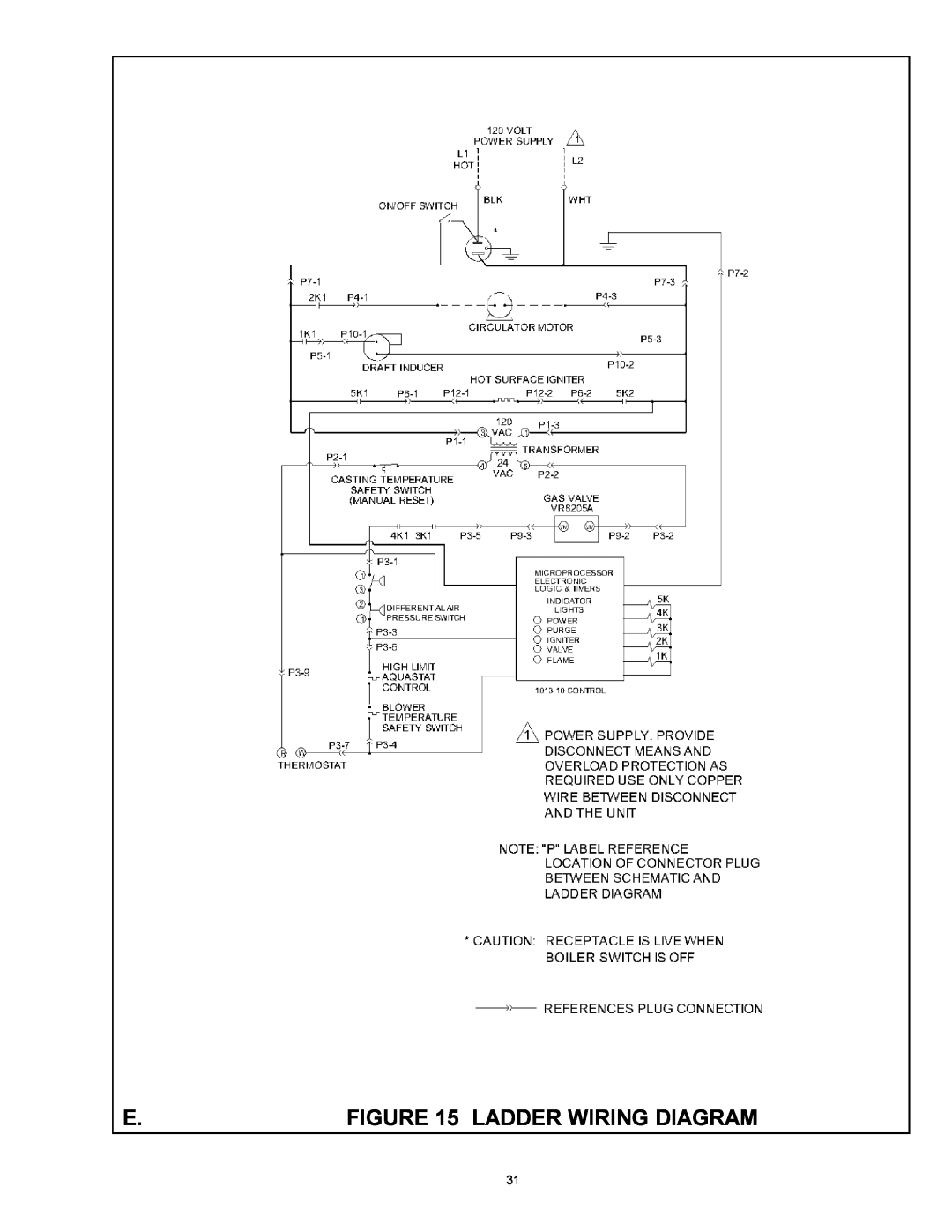 Quantum GAS-FIRED BOILERS installation instructions Ladder Wiring Diagram 