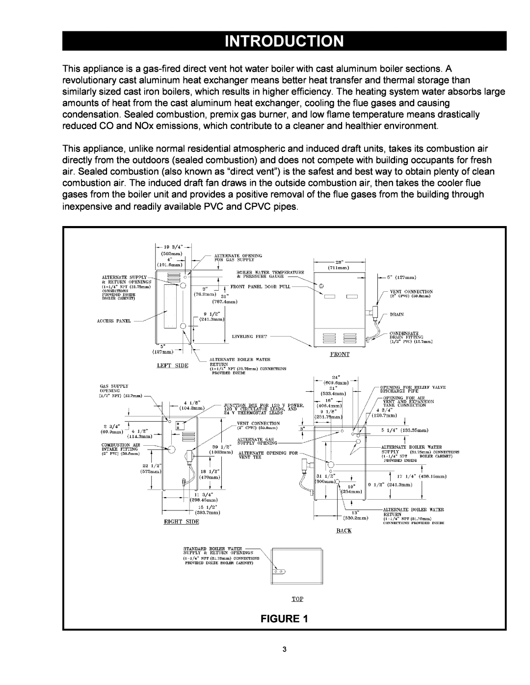 Quantum GAS-FIRED BOILERS installation instructions Introduction 