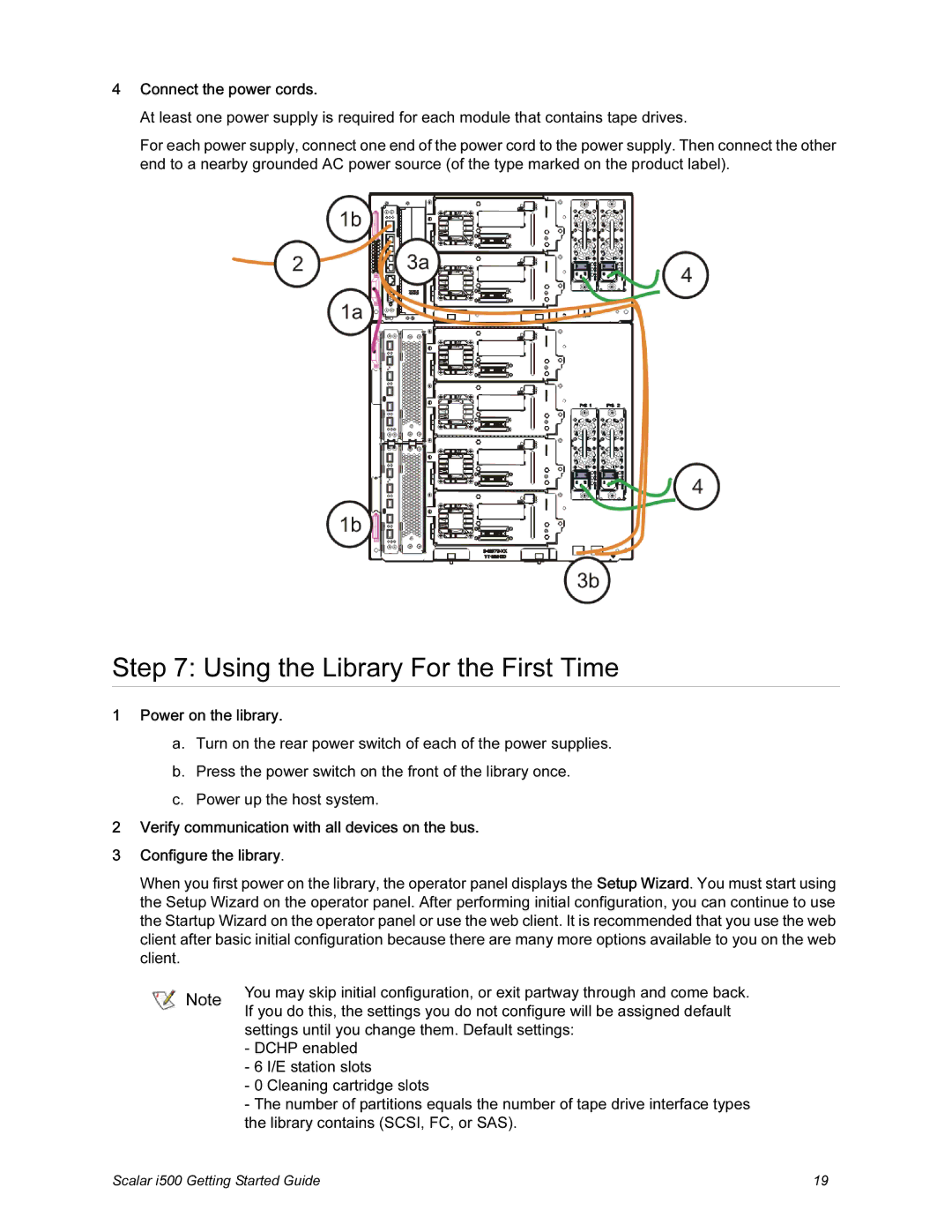 Quantum i500 manual Using the Library For the First Time 