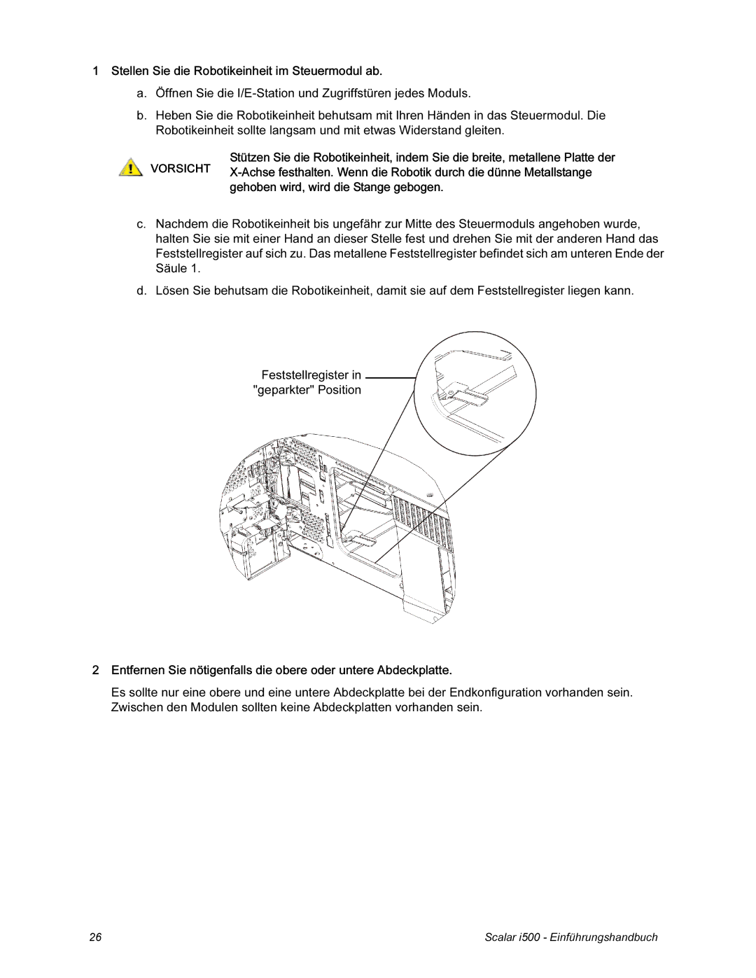 Quantum manual Scalar i500 Einführungshandbuch 