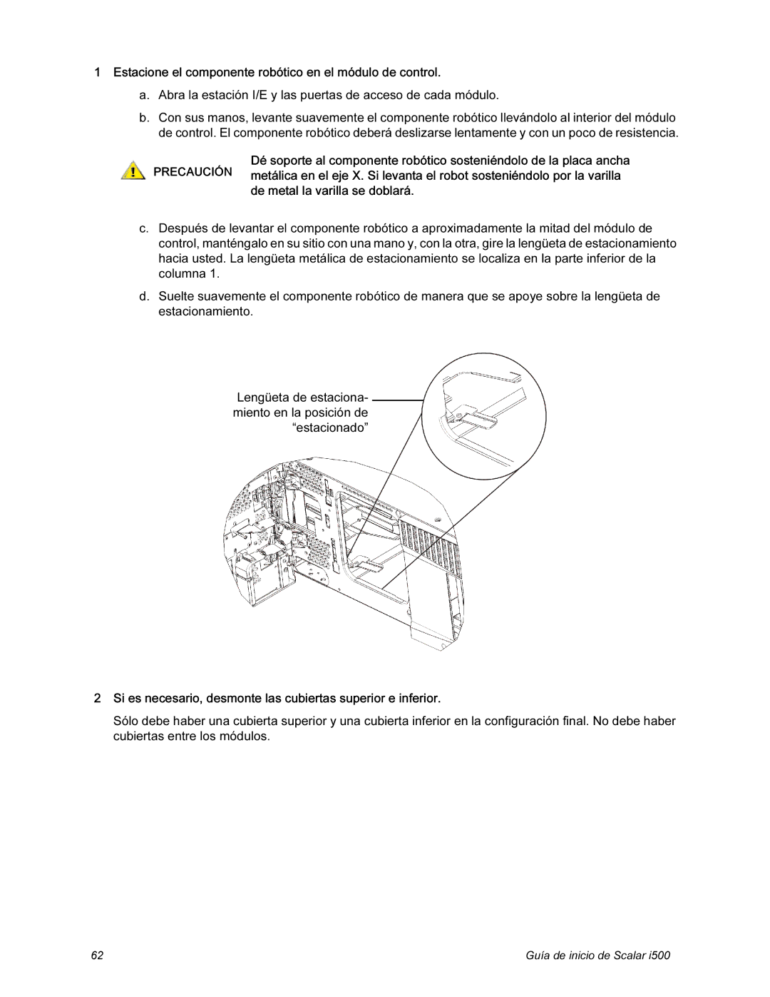 Quantum i500 manual Guía de inicio de Scalar 