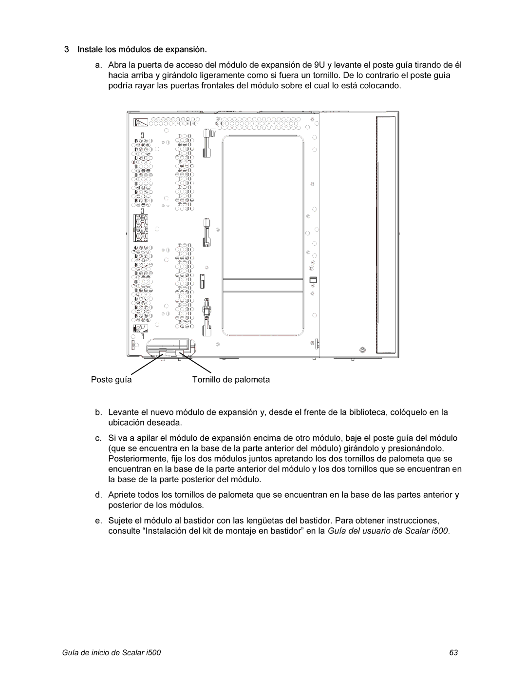 Quantum i500 manual Guía de inicio de Scalar 