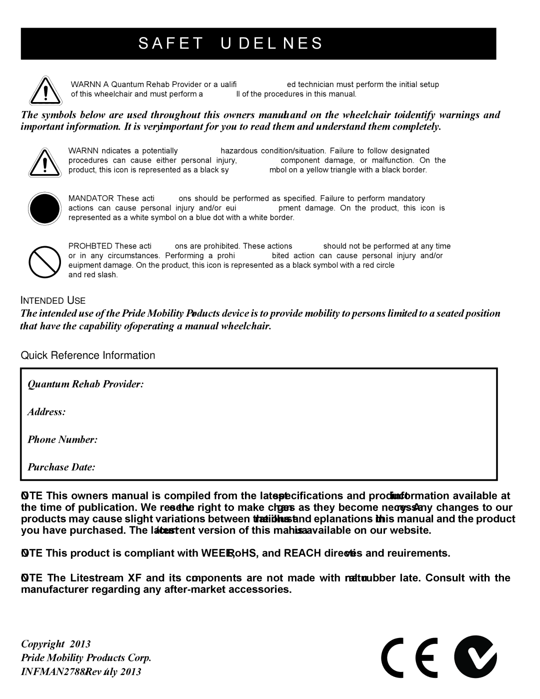 Quantum INFMANU2788 manual 