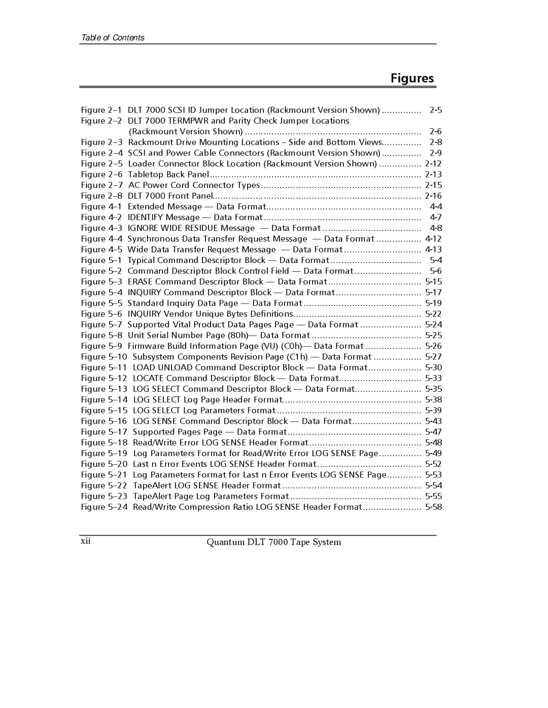 Quantum Instruments manual Figures, DLT 7000 Termpwr and Parity Check Jumper Locations 