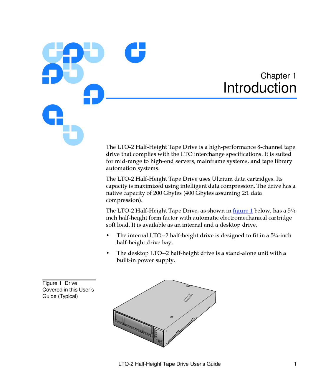 Quantum LTO-2 manual 1Introduction 