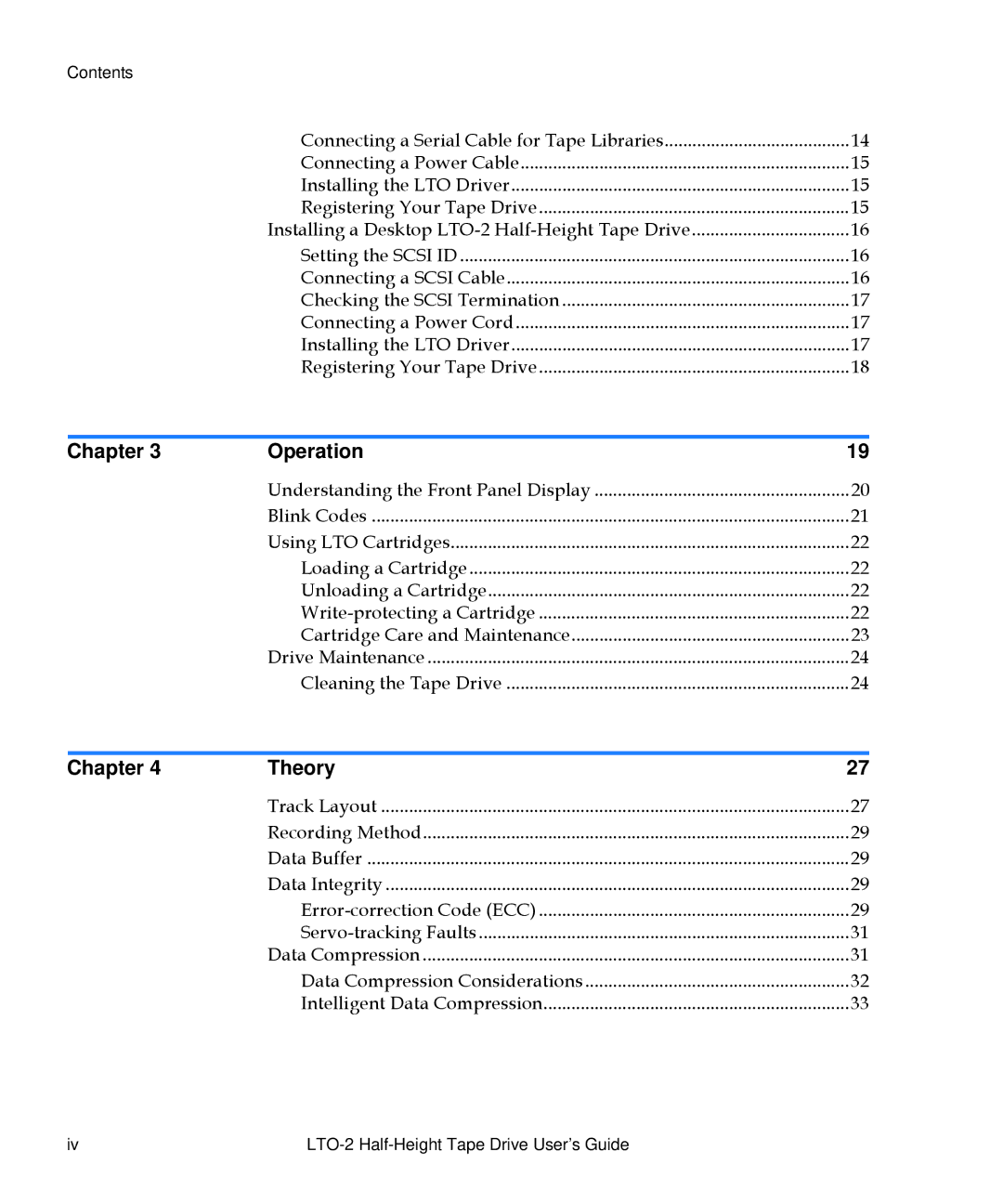 Quantum LTO-2 manual Chapter Operation 