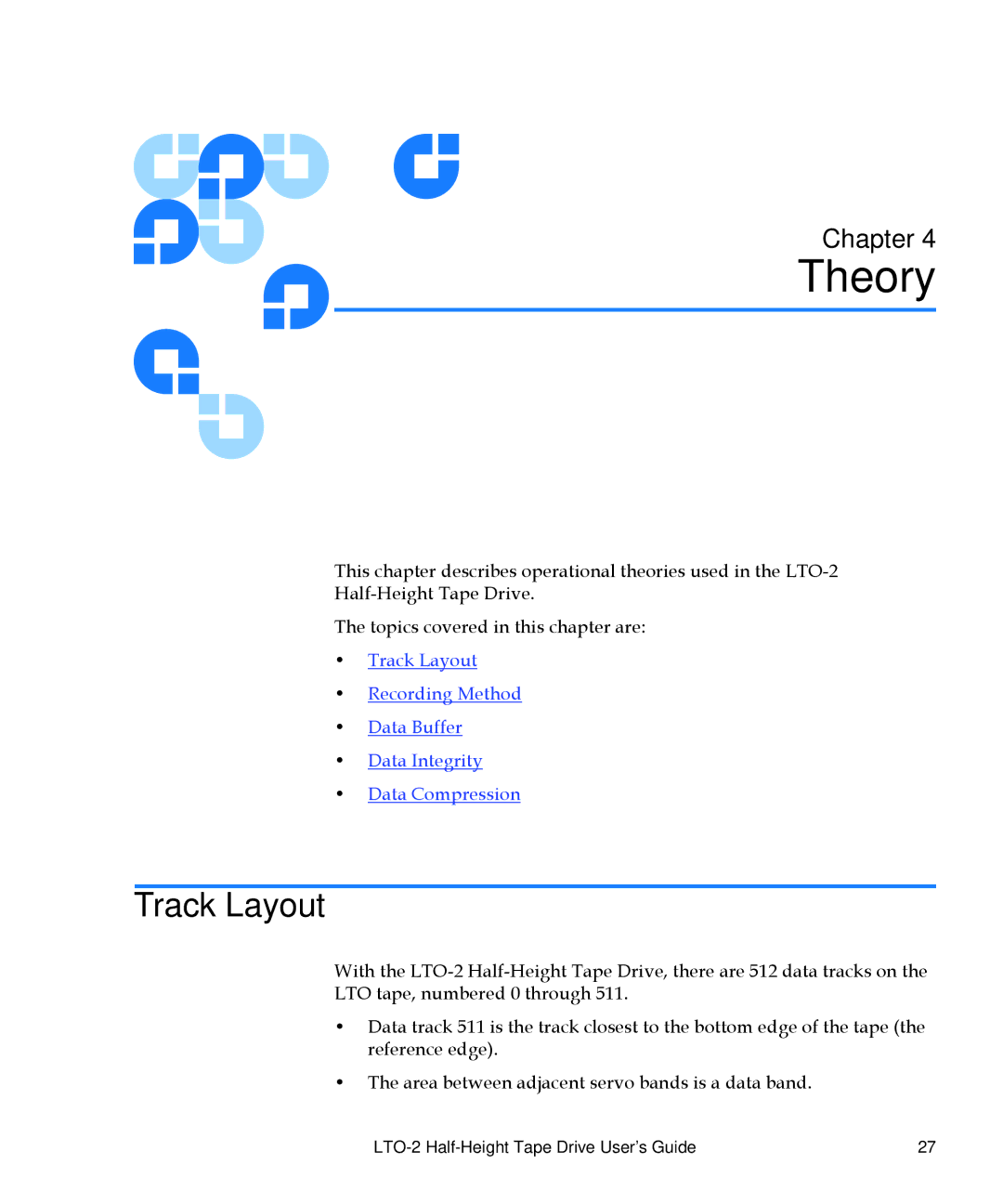 Quantum LTO-2 manual 4Theory, Track Layout 