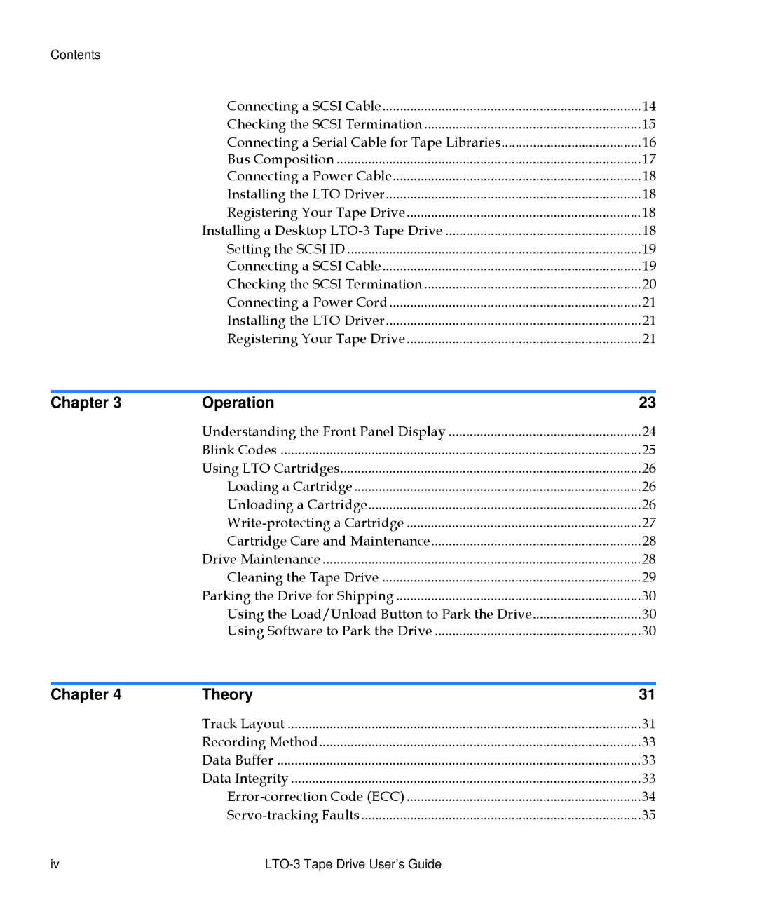 Quantum LTO-3 manual Chapter Operation 