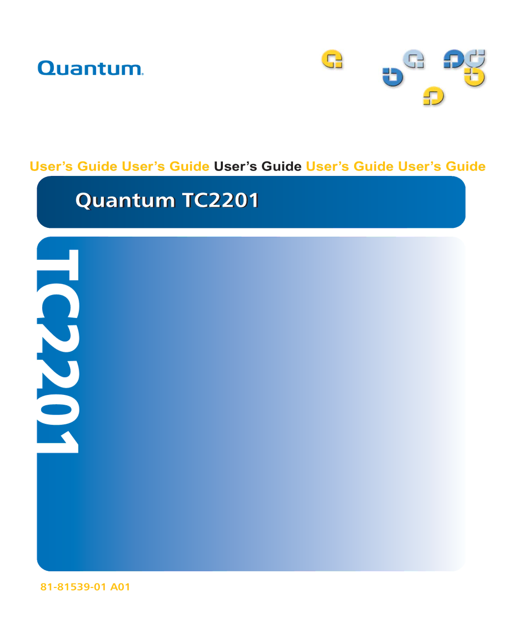 Quantum TC2201 manual  