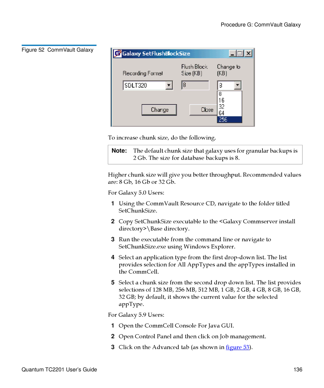 Quantum TC2201 manual CommVault Galaxy 