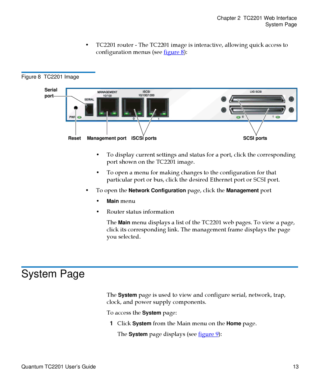 Quantum manual System, TC2201 Image 