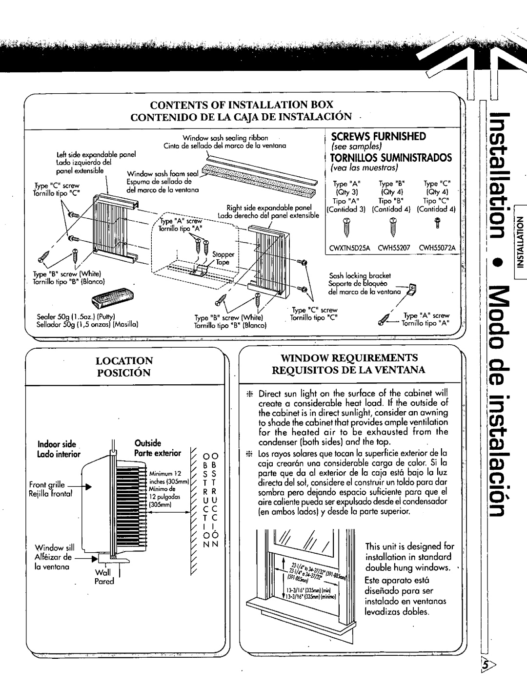 Quasar H2W051NH manual 