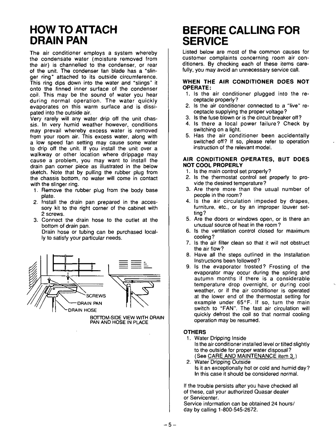 Quasar HQ2181GH, HQ2201GH manual 