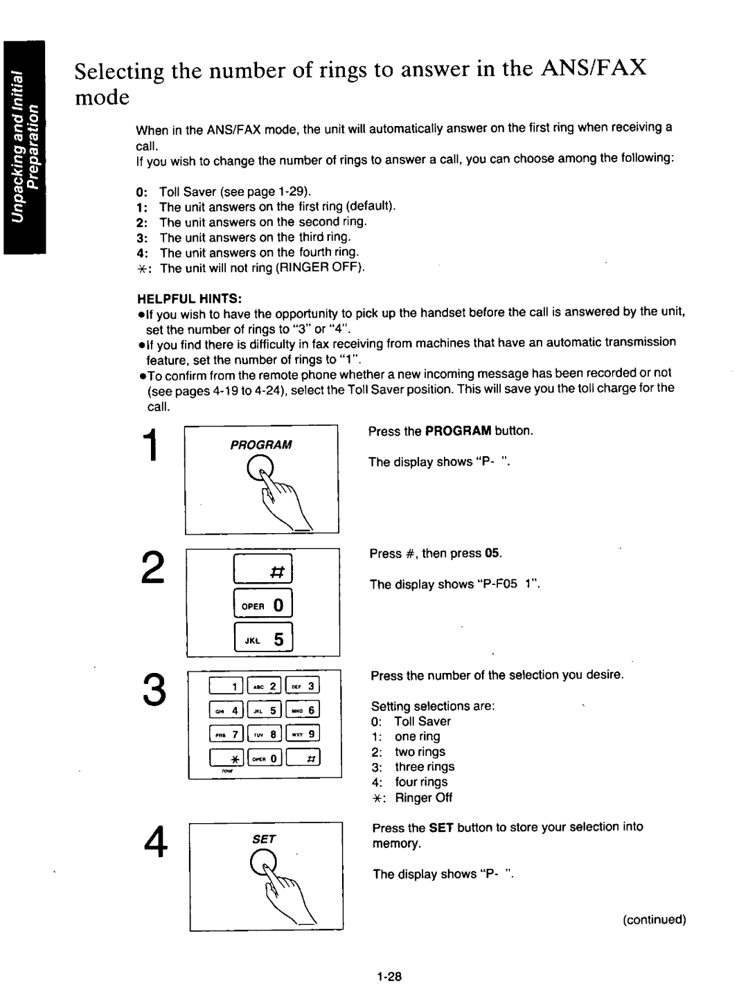 Quasar PAX210 manual 