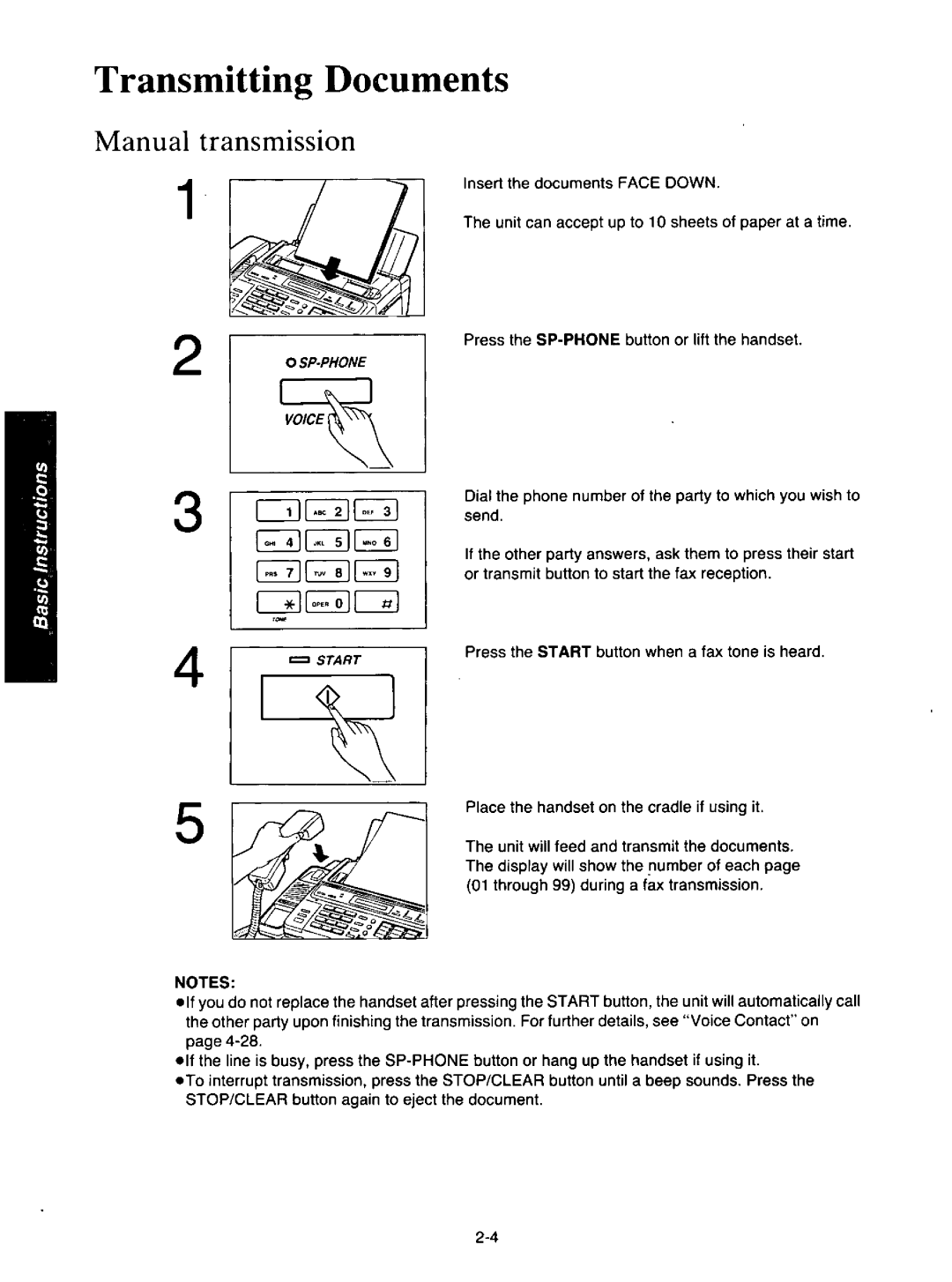 Quasar PAX210 manual 