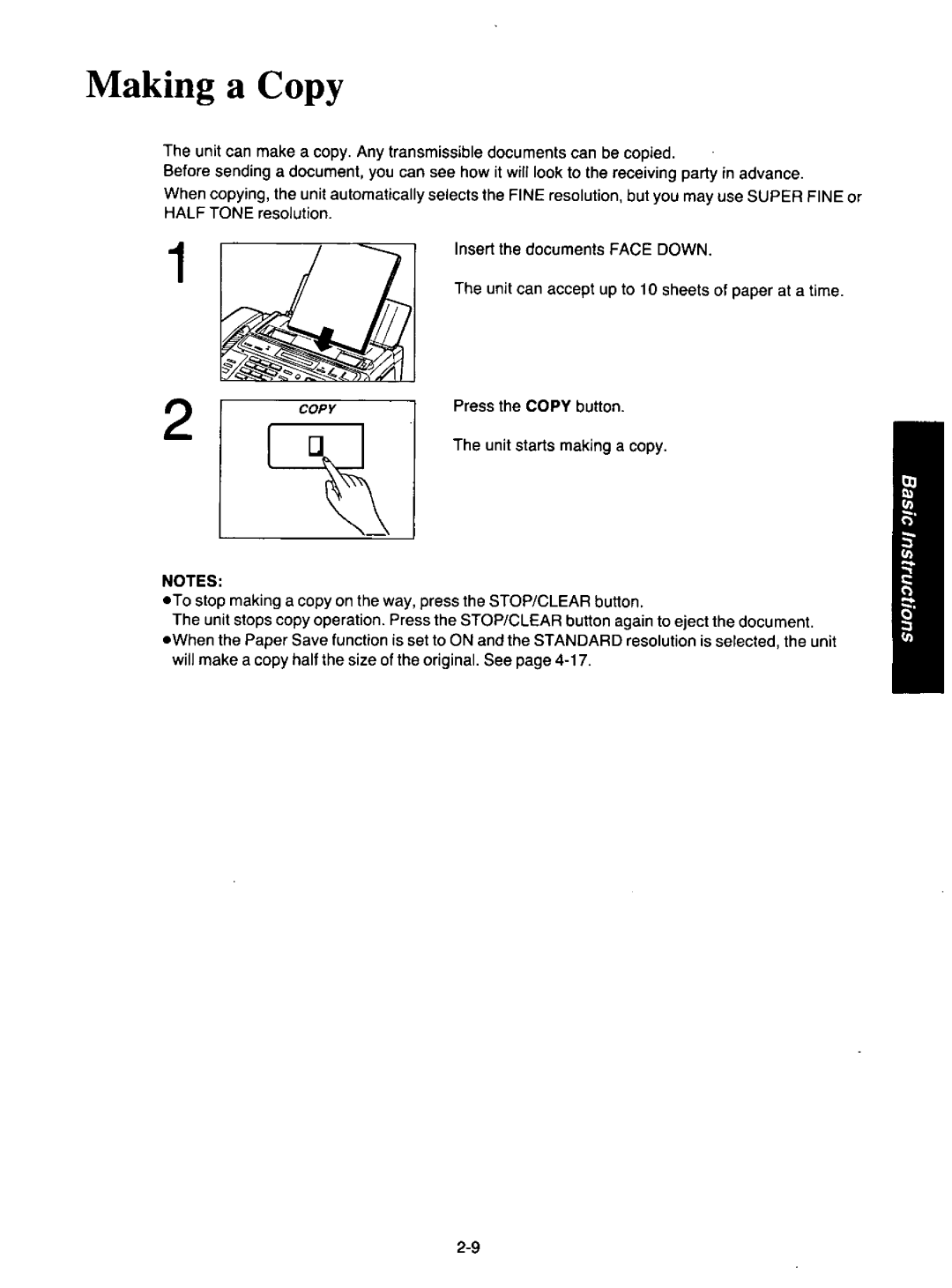 Quasar PAX210 manual 