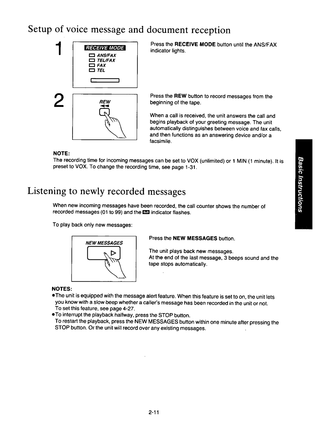 Quasar PAX210 manual 