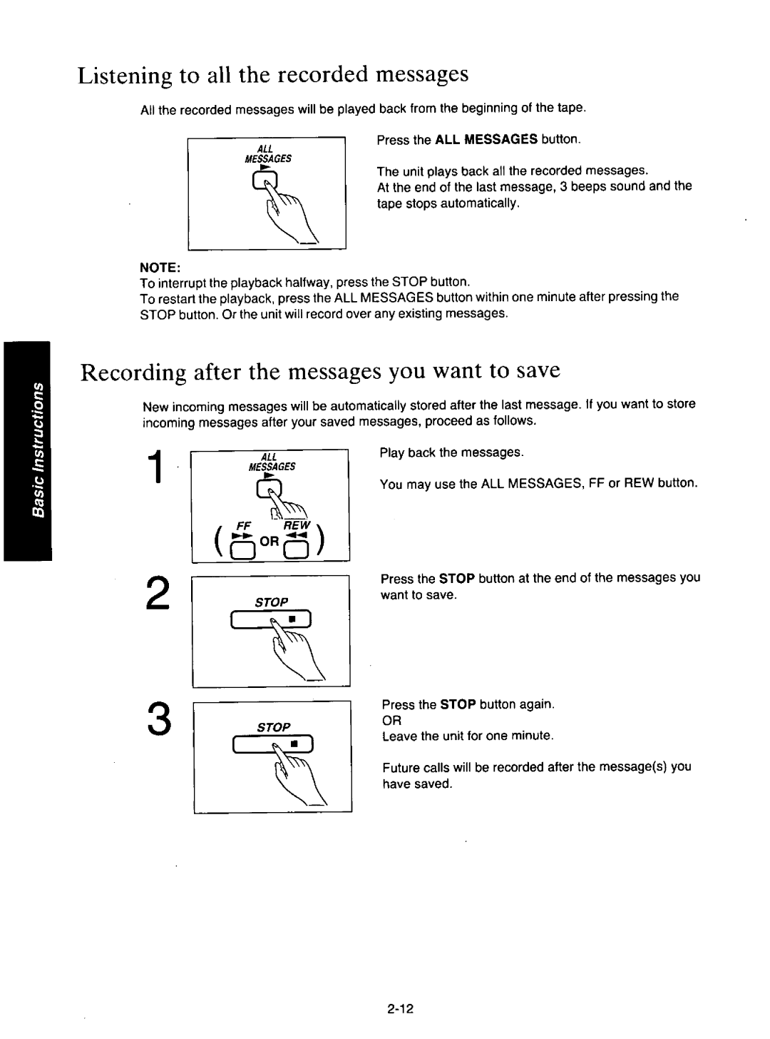 Quasar PAX210 manual 