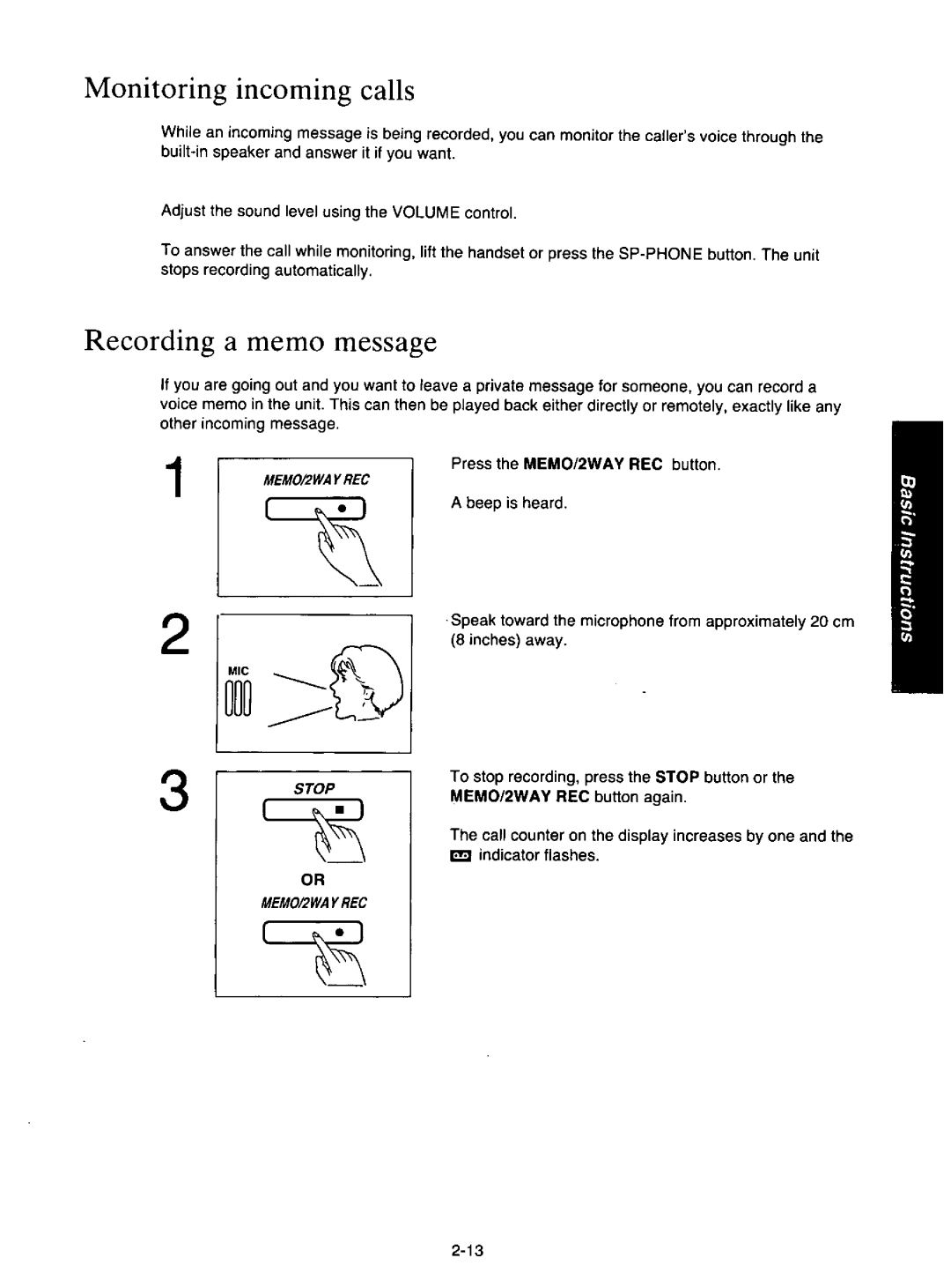 Quasar PAX210 manual 