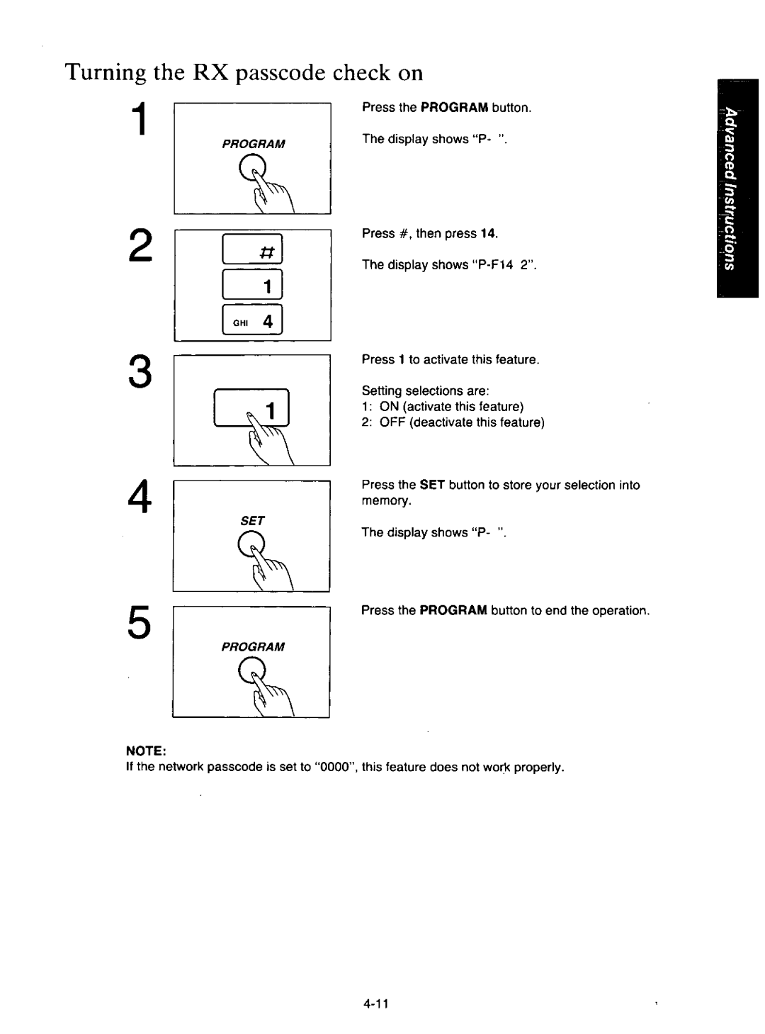 Quasar PAX210 manual 