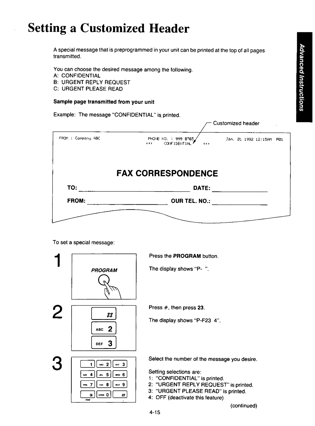 Quasar PAX210 manual 