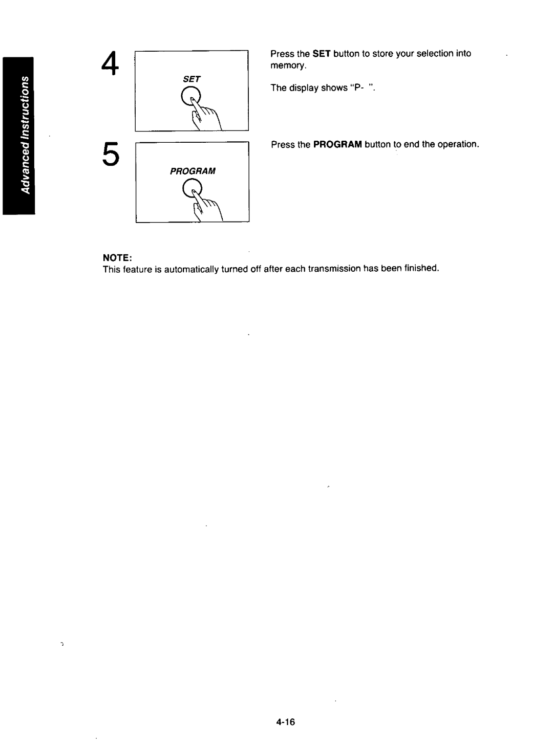 Quasar PAX210 manual 