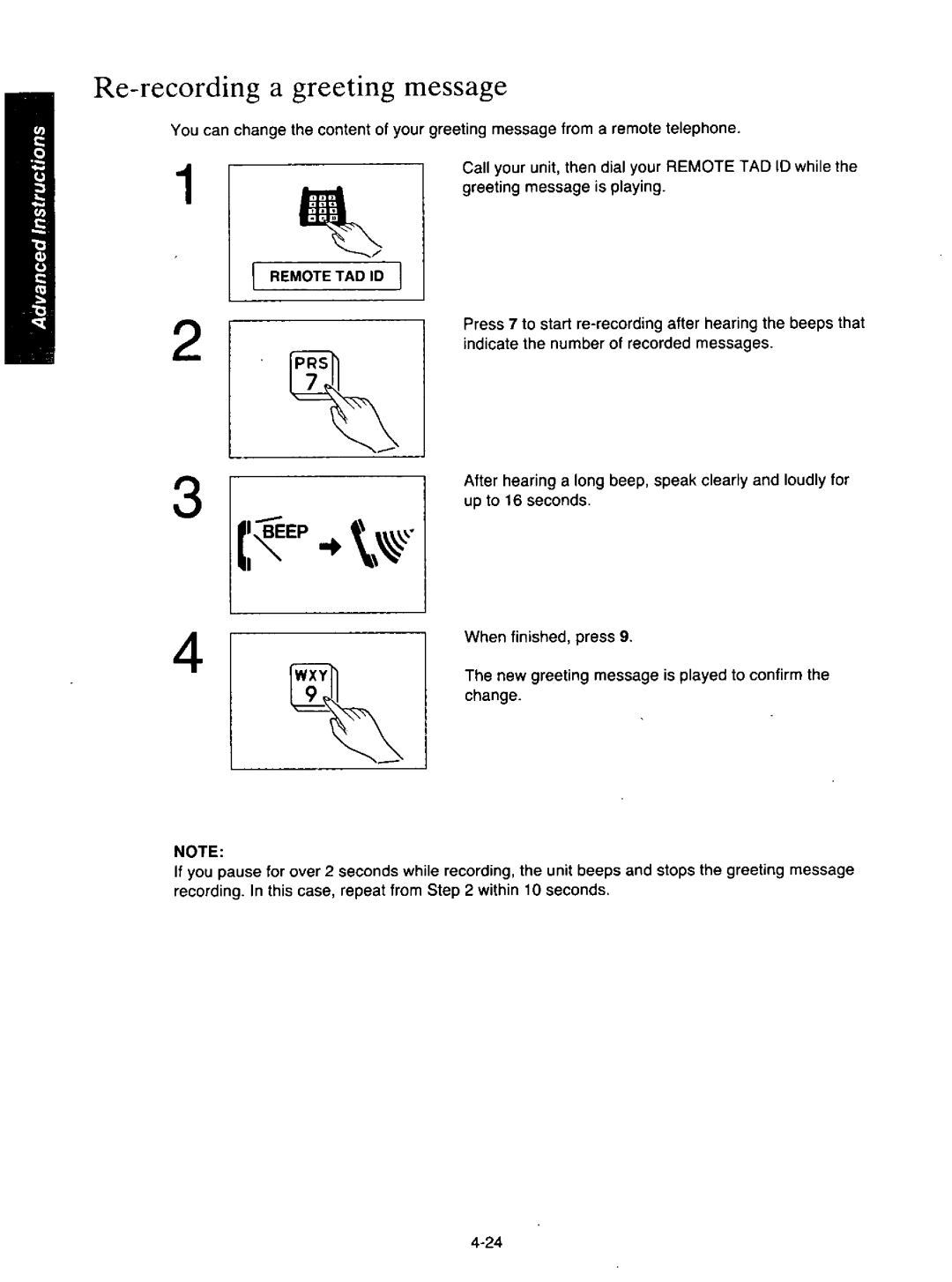 Quasar PAX210 manual 