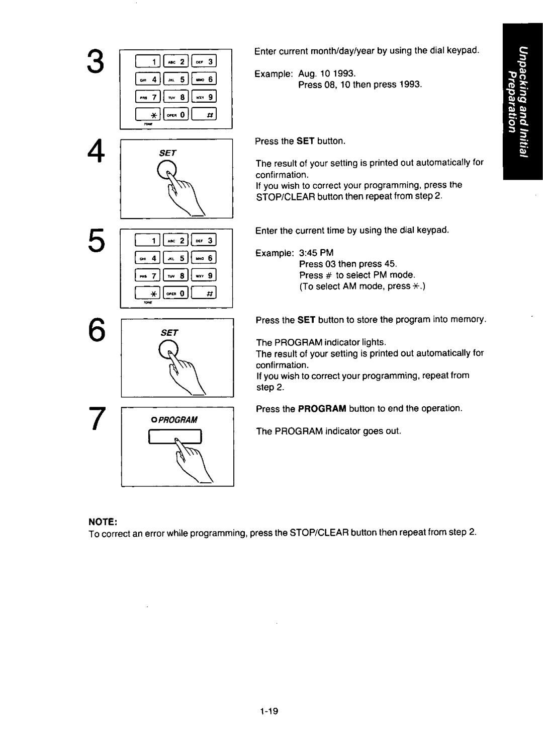 Quasar PAX405 manual 