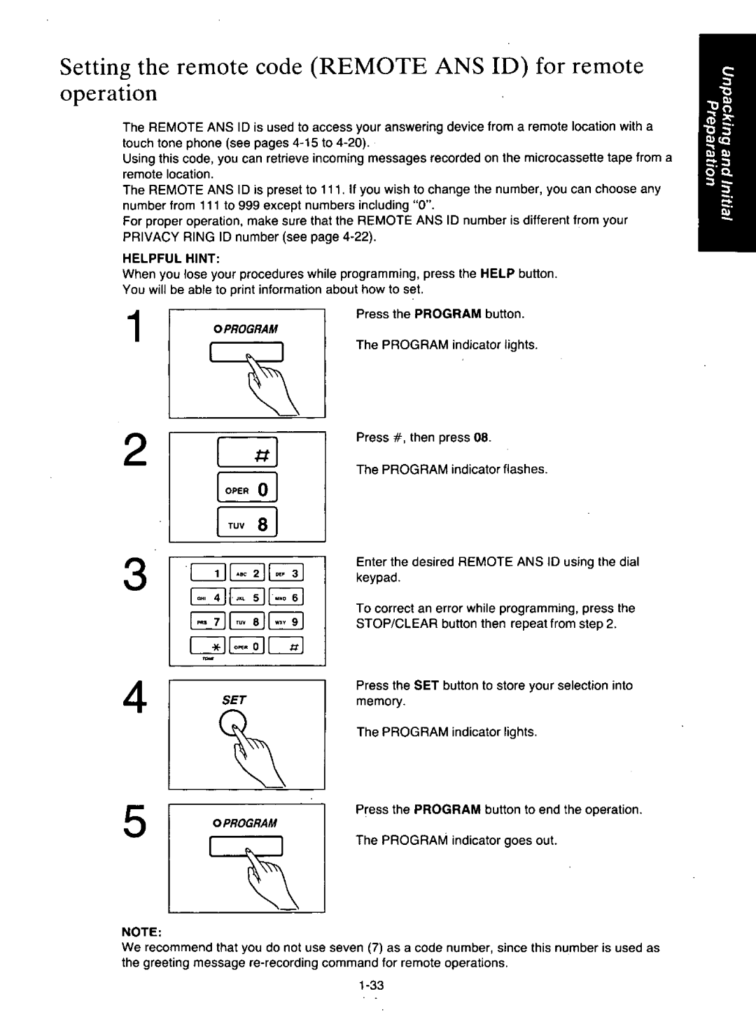 Quasar PAX405 manual 