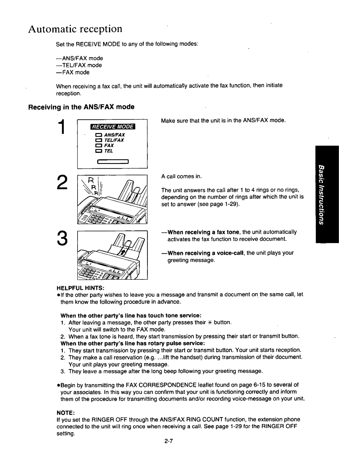 Quasar PAX405 manual 