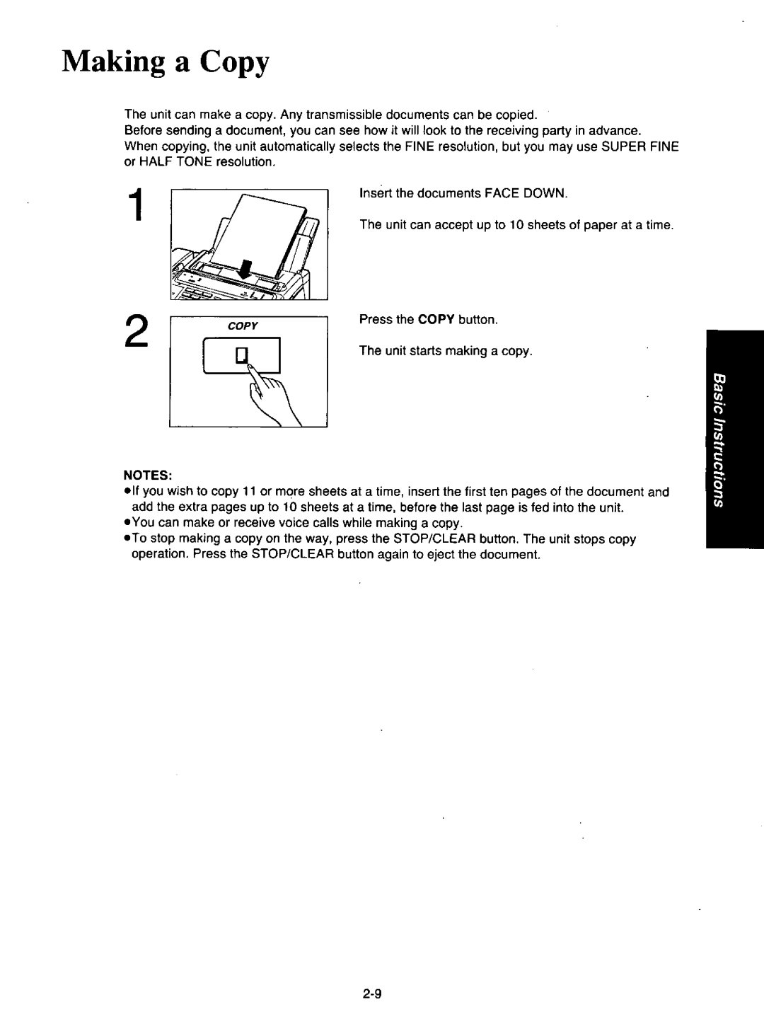 Quasar PAX405 manual 