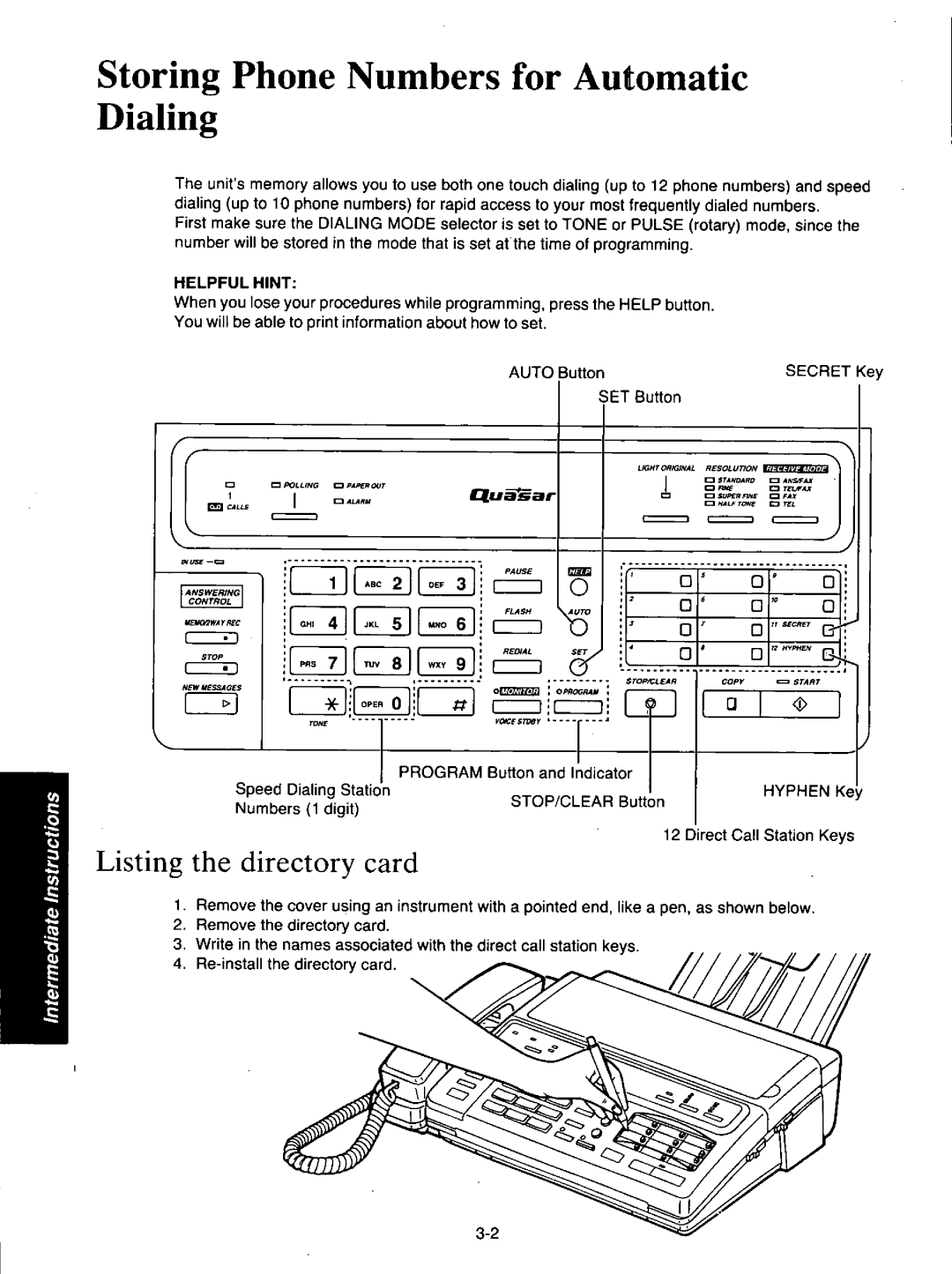 Quasar PAX405 manual 