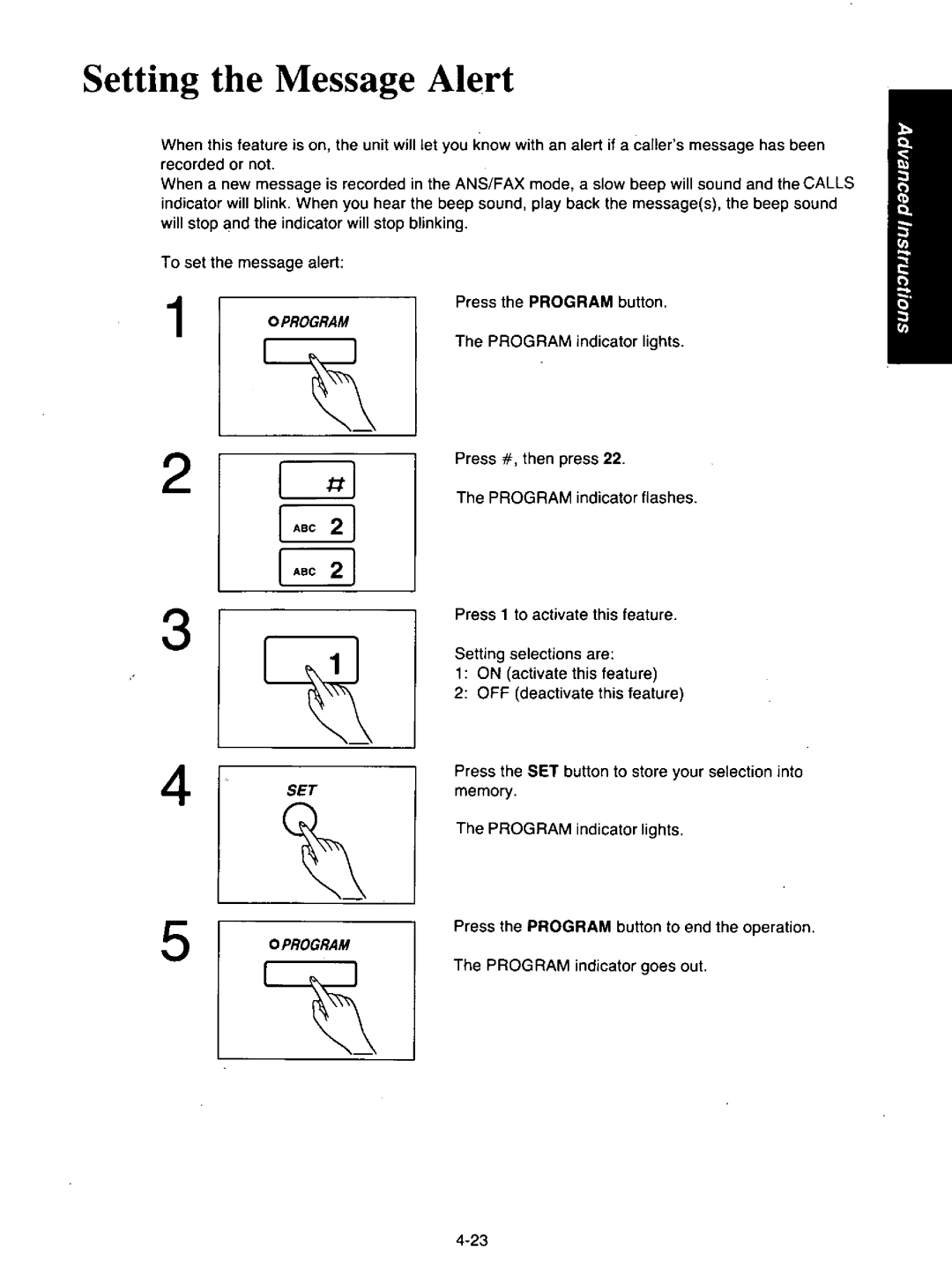 Quasar PAX405 manual 