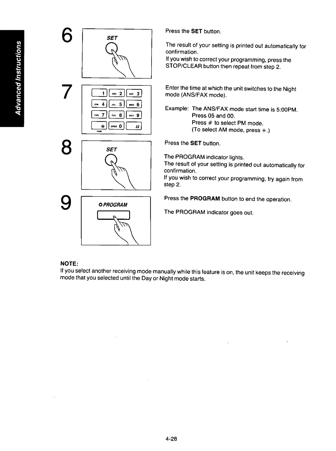 Quasar PAX405 manual 