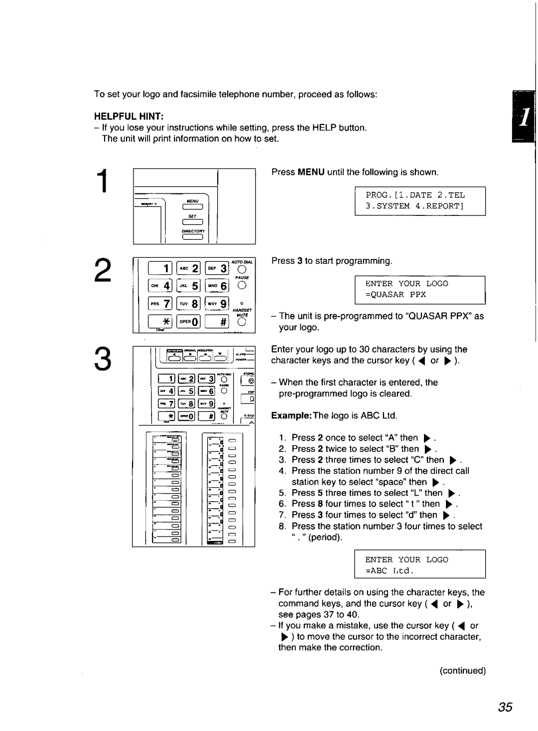 Quasar PPX2000 manual 