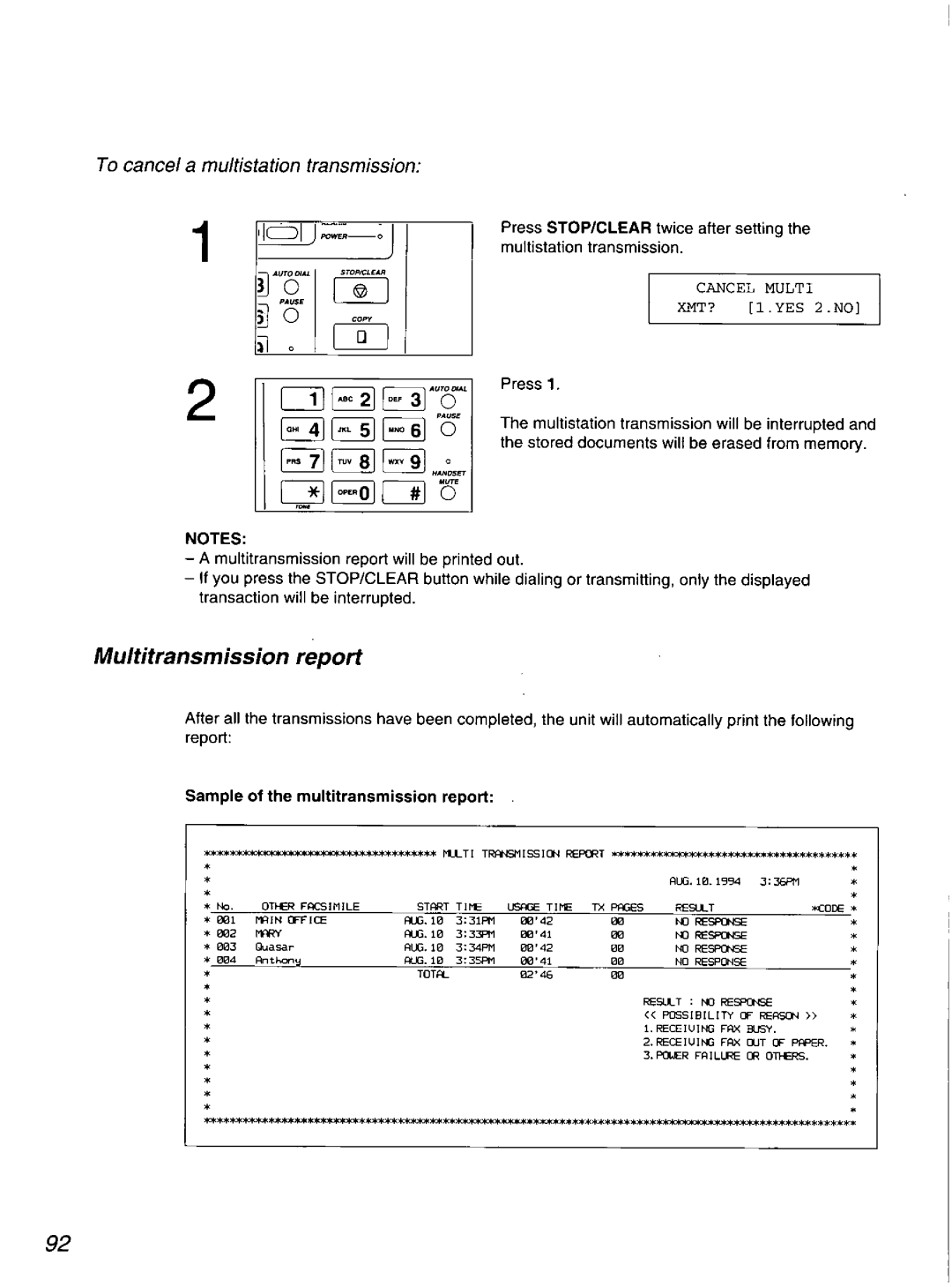 Quasar PPX2000 manual 