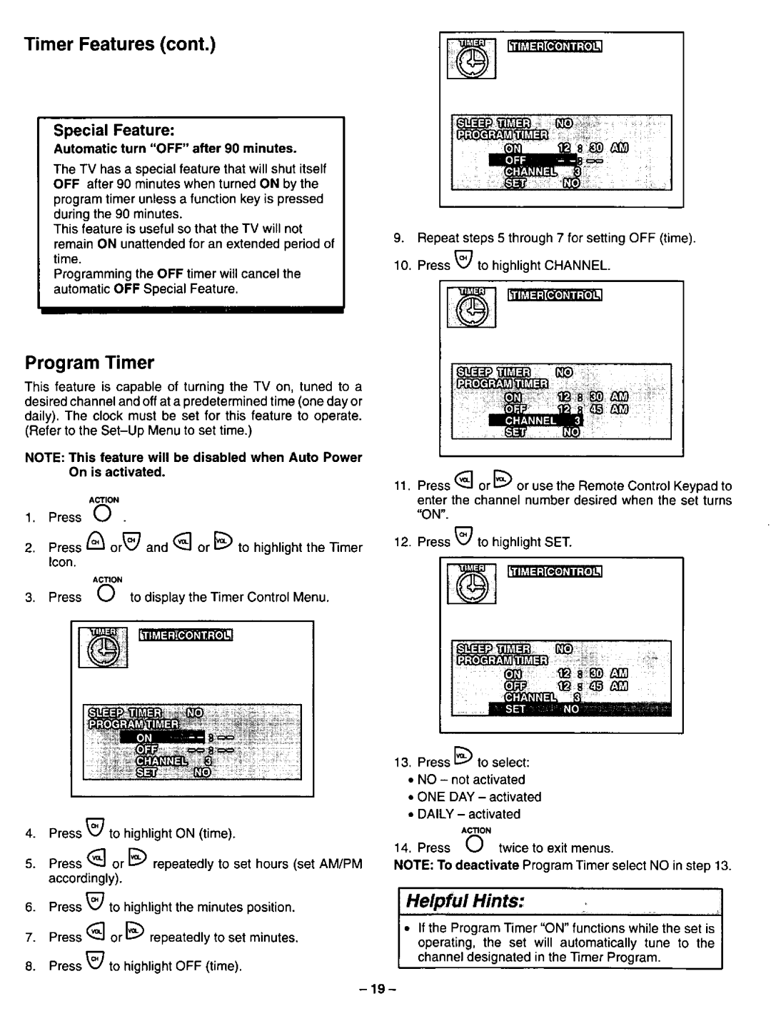 Quasar SP2729 manual 