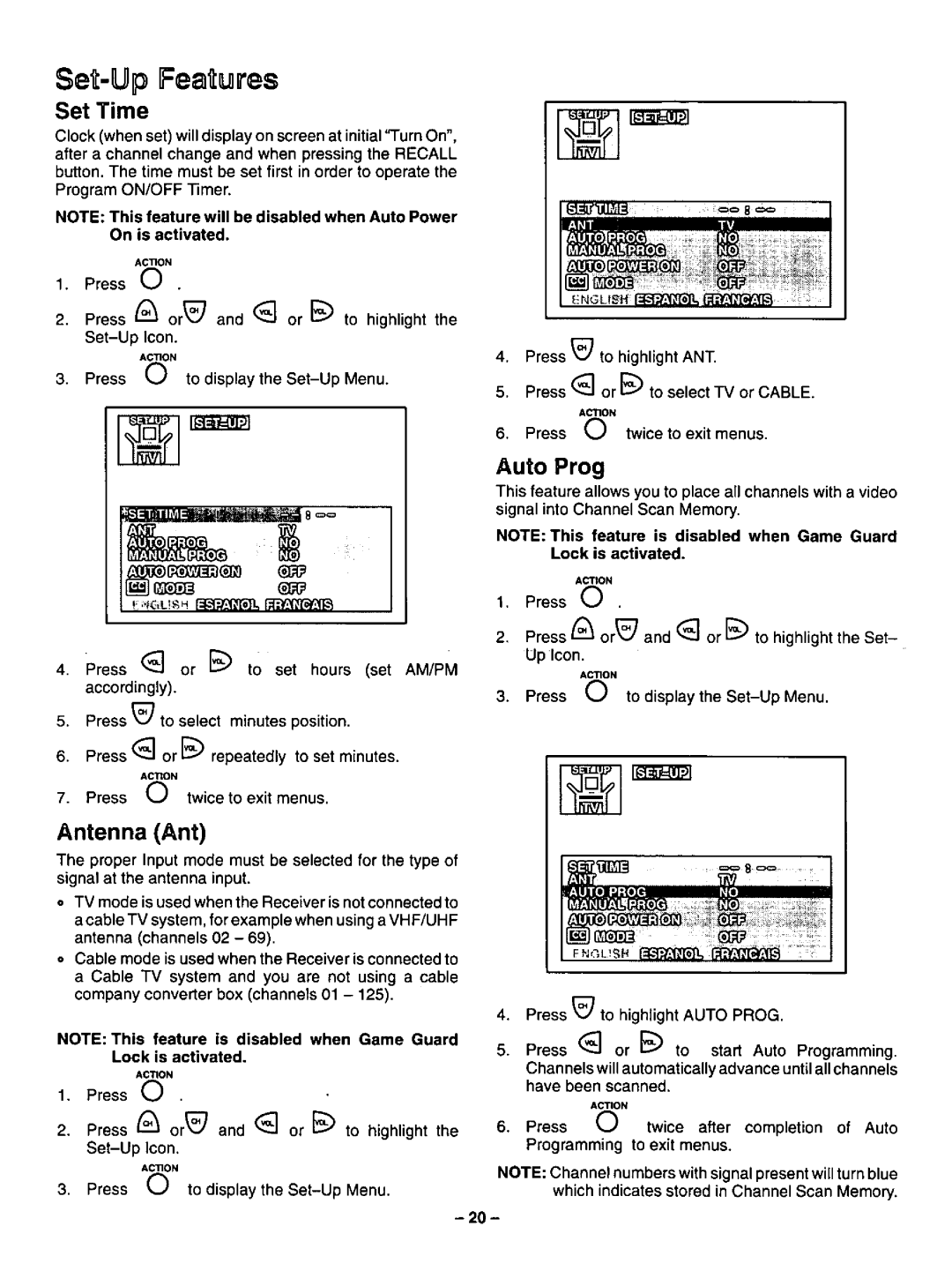 Quasar SP2729 manual 