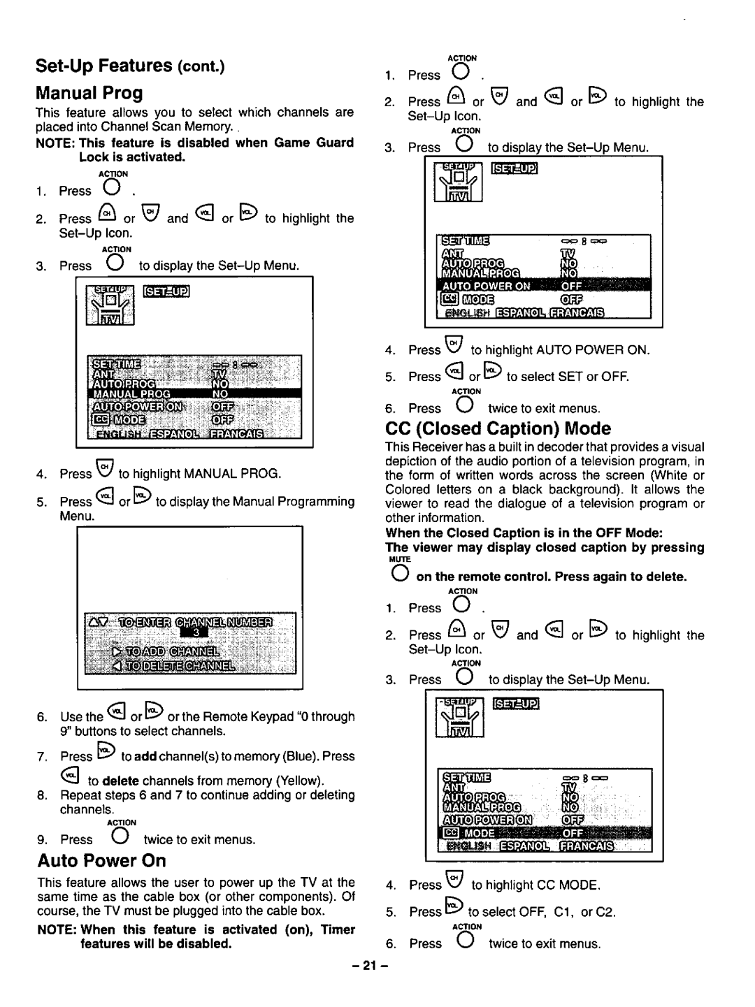 Quasar SP2729 manual 