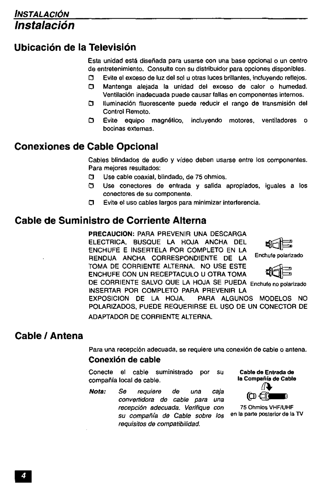 Quasar SP3233, SP2723 manual 