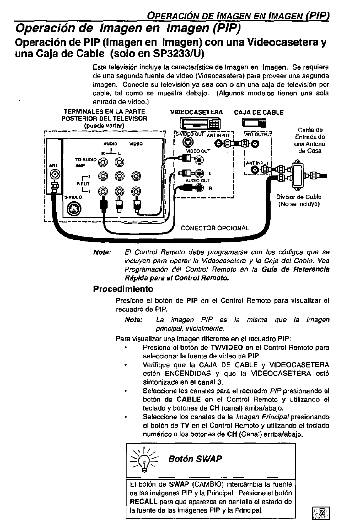 Quasar SP2723, SP3233 manual 