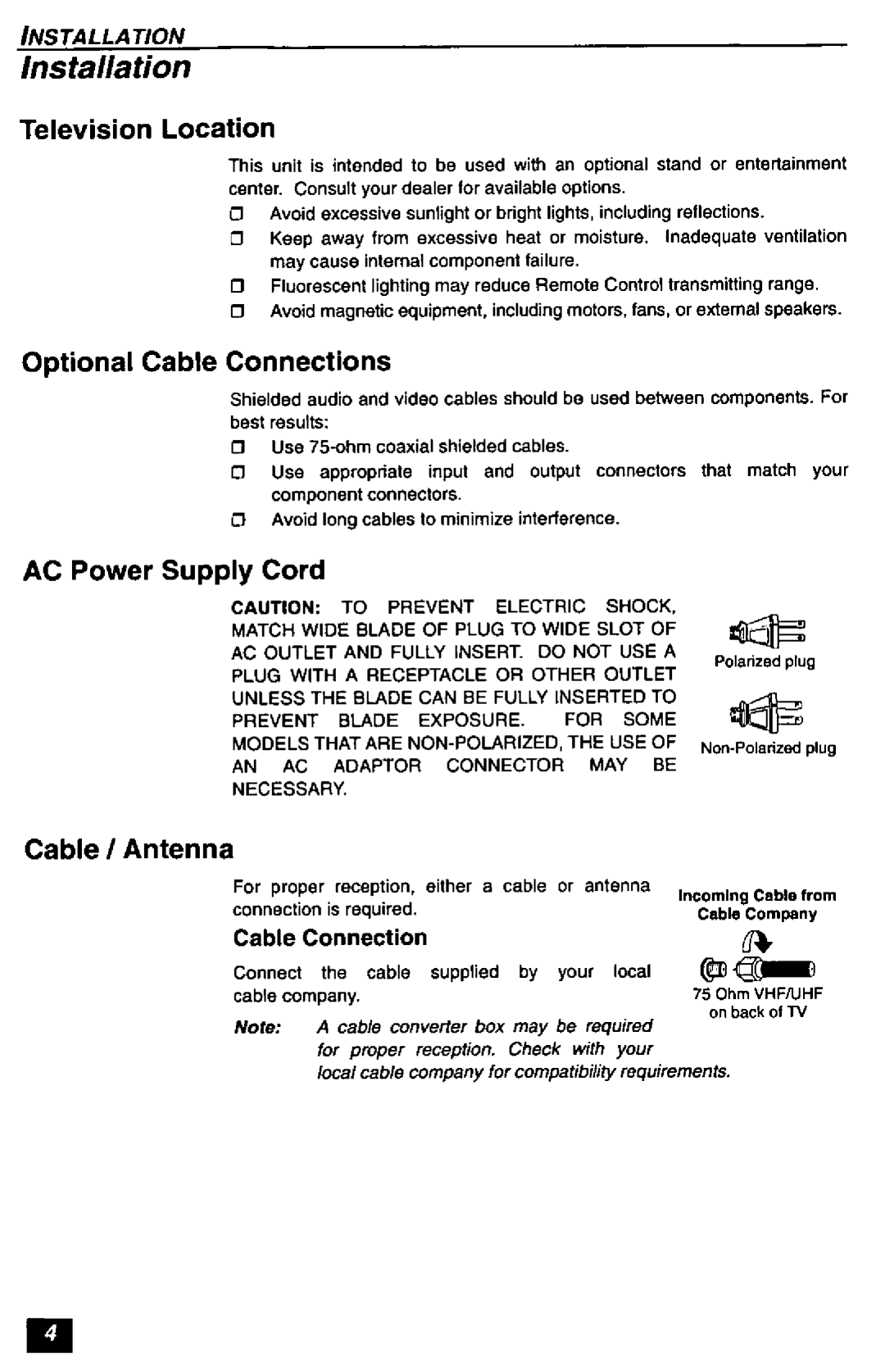 Quasar SP3233, SP2723 manual 